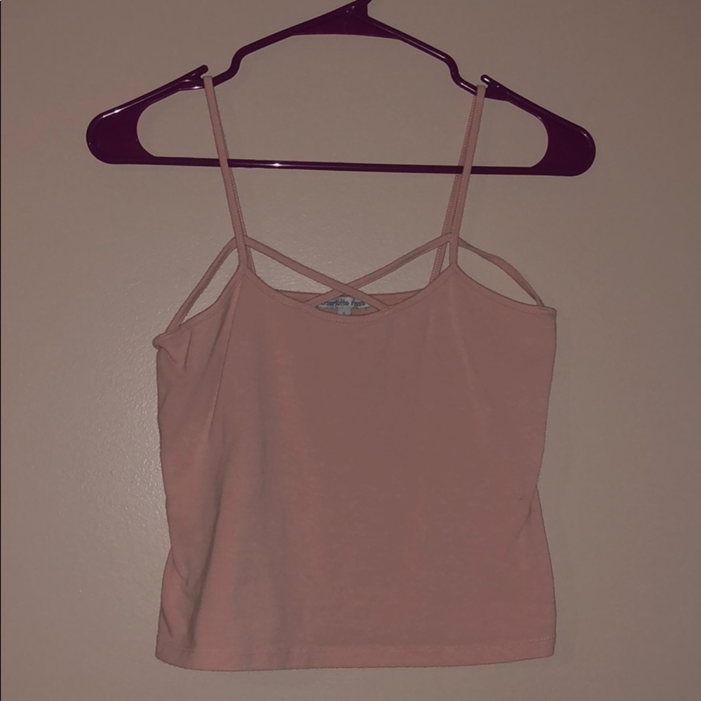 Charlotte Russe blush pink tank top